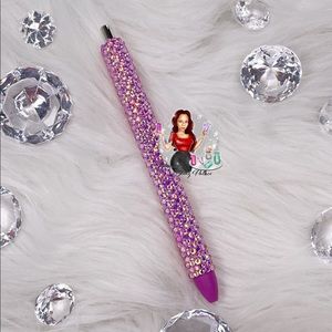 Pink Opal Rhinestone Pen